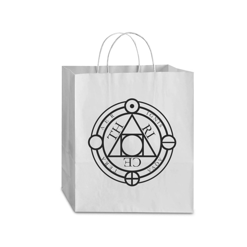 Order Mans Music Thrice The Alchemy Index Short Sleeve Tshirts Traveler Paper Bag -13 X 6 X 15 3/4 | Artistshot