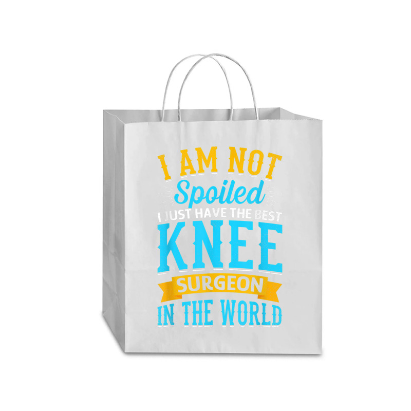 Knee Surgery Warrior   Knee Joint Replacement Surgeries Traveler Paper Bag -13 X 6 X 15 3/4 | Artistshot