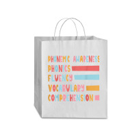 Phonemic Awareness Phonics Fluency Vocabulary Comprehension Traveler Paper Bag -13 X 6 X 15 3/4 | Artistshot