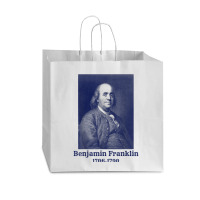 Ben Franklin T Shirt. Vintage Founding Father Tee Vogue Paper Bag - 16 X 6 X 12 | Artistshot