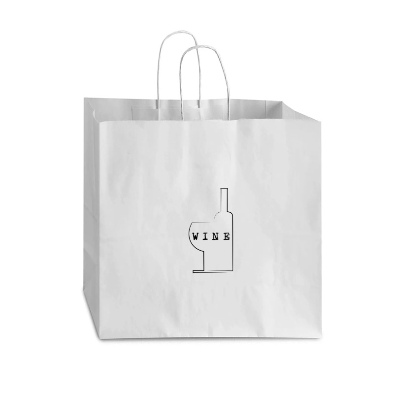 Wine Lover Winemaker Wineaholic Liquor Drink Alcoholic Vogue Paper Bag - 16 X 6 X 12 | Artistshot