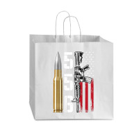 Ar-15 American Flag, Ar15 Rifle Sling Gift Gun Owner Back Vogue Paper Bag - 16 X 6 X 12 | Artistshot