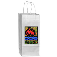 Hot Water Music Wine Paper Bag - 5 1/2 X 3 1/4 X 13 | Artistshot