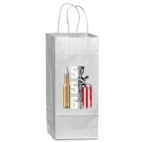 Ar-15 American Flag, Ar15 Rifle Sling Gift Gun Owner Back Wine Paper Bag - 5 1/2 X 3 1/4 X 13 | Artistshot