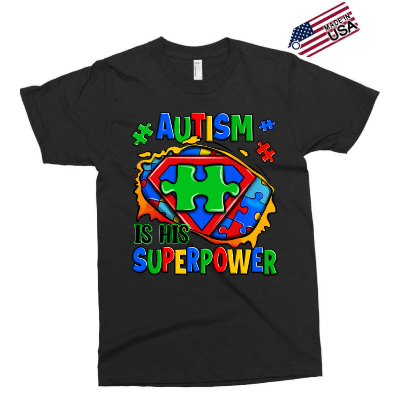 Autism Is His Superpower Ripped Exclusive T-shirt | Artistshot