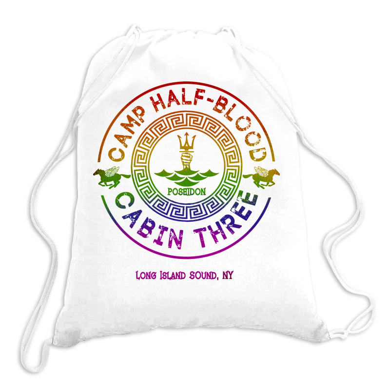 Camp Half Blood Full camp logo' Cotton Drawstring Bag