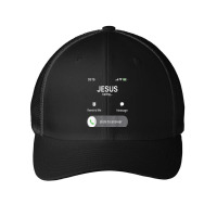 Jesus Is Calling Mobile Jesus God Religious Birthday Gifts Mesh Cap | Artistshot