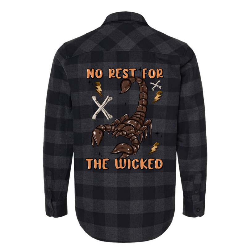 No Rest For The Wicked Flannel Shirt | Artistshot