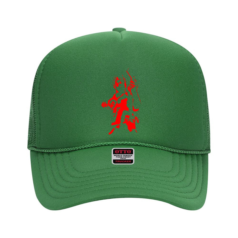 Red Max Payne Foam Trucker Hat by Specstore | Artistshot