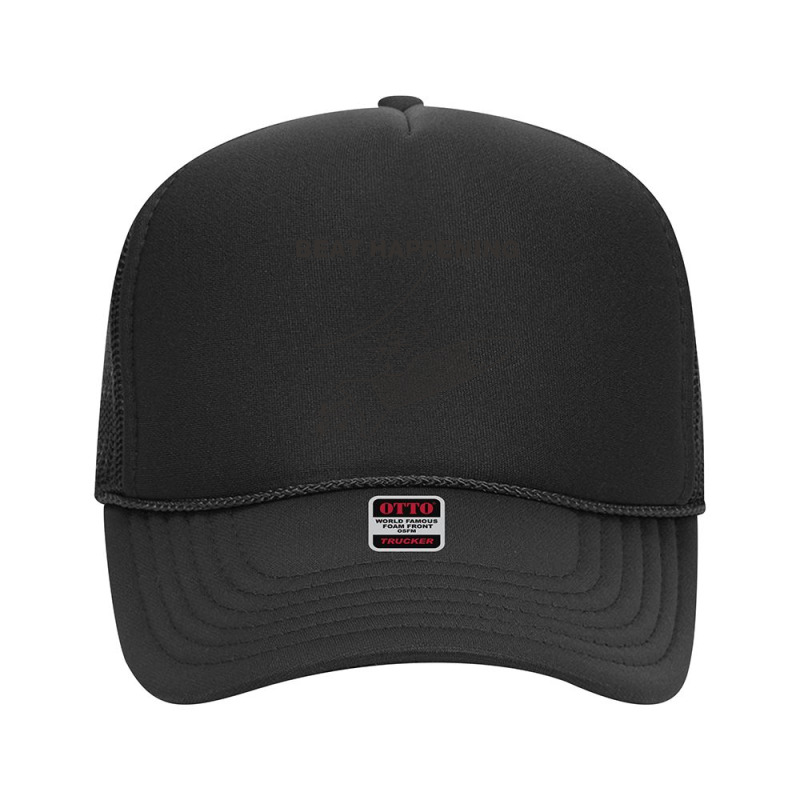 Beat Happening Rocket In Black Foam Trucker Hat by Mamangracing | Artistshot