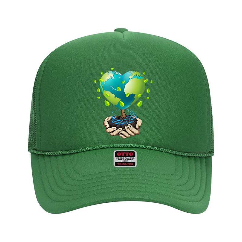 Earth Day 2020 Gifts Ecology Environmental Science Foam Trucker Hat by NapetArt | Artistshot