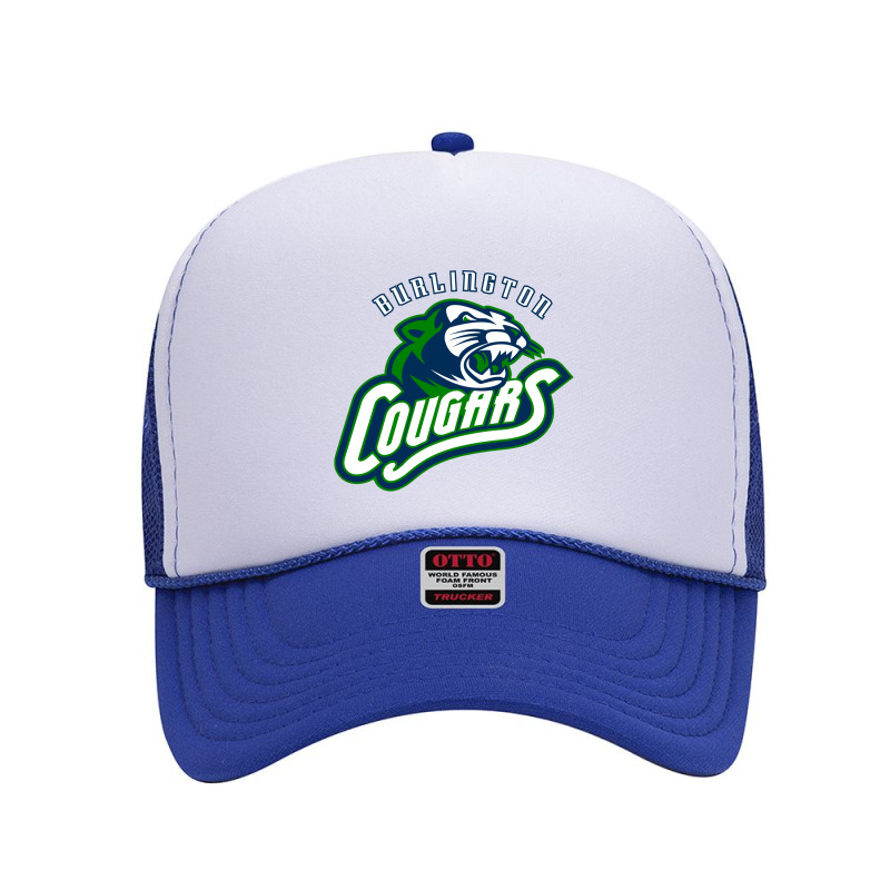 Burlington Cougars Foam Trucker Hat | Artistshot