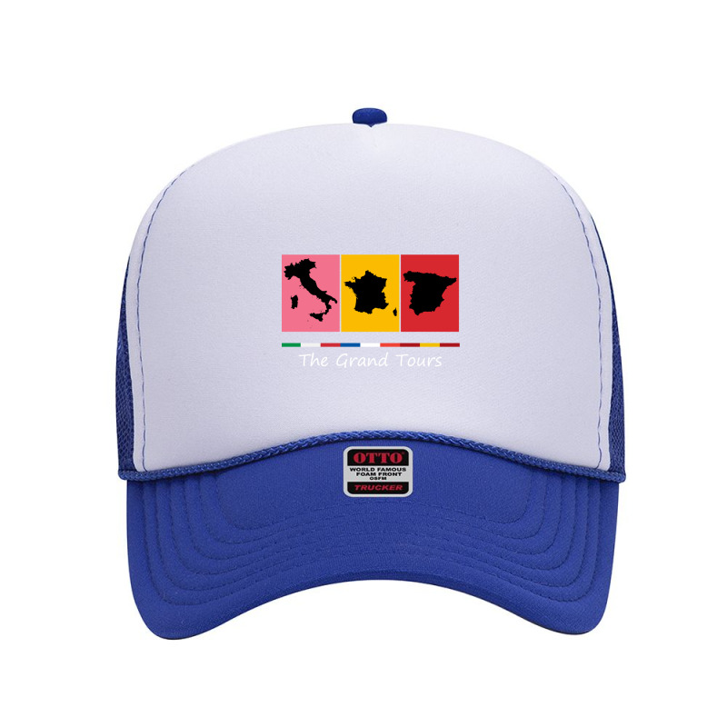 Grand Tours Countries V2 Foam Trucker Hat by cm-arts | Artistshot