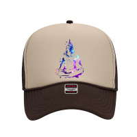 Adiyogi Meditating Galaxy Art Foam Trucker Hat | Artistshot