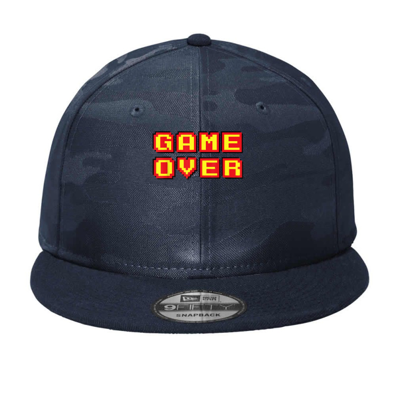 Game Over Vintage Retro Video Games Gaming Gift Arcade T Shirt Camo Snapback by gehriglyssy | Artistshot