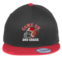 Game On 2nd Grade Football Back To School Student Kids Boys Flat Bill Snapback Cap | Artistshot