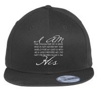 I Am His Daughter Of A King Inspiring Faith Christian Women Poster Flat Bill Snapback Cap | Artistshot