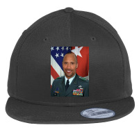 Poster Dwayne Johnson Replace Face Flat Bill Snapback Cap | Artistshot