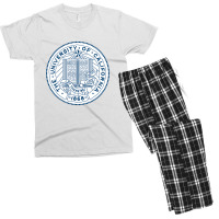 The University Of California Vectorized Men's T-shirt Pajama Set | Artistshot