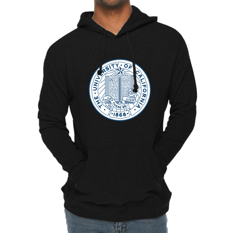 The University Of California Vectorized Lightweight Hoodie by Suksesan | Artistshot