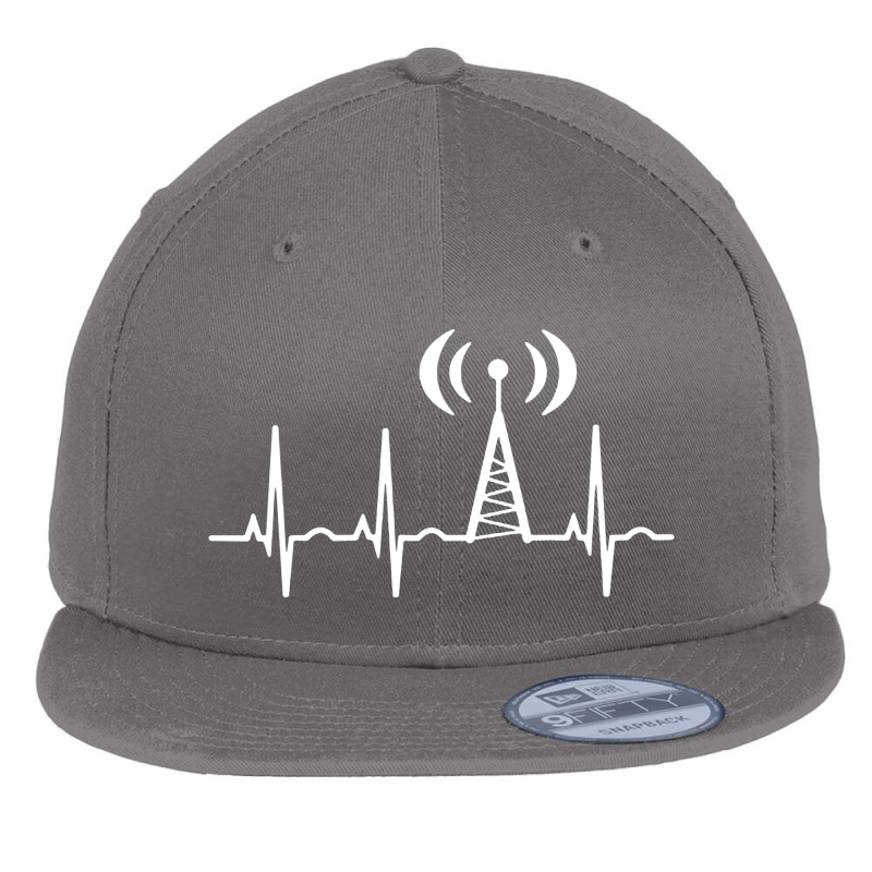 Dad Ham Radio Flat Bill Snapback Cap by Kompol | Artistshot