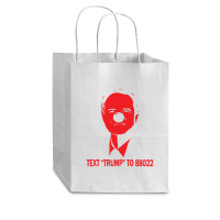 Text Trump To 88022 Cub Paper Bag - 8 X 4 1/2 X 10 1/4 | Artistshot