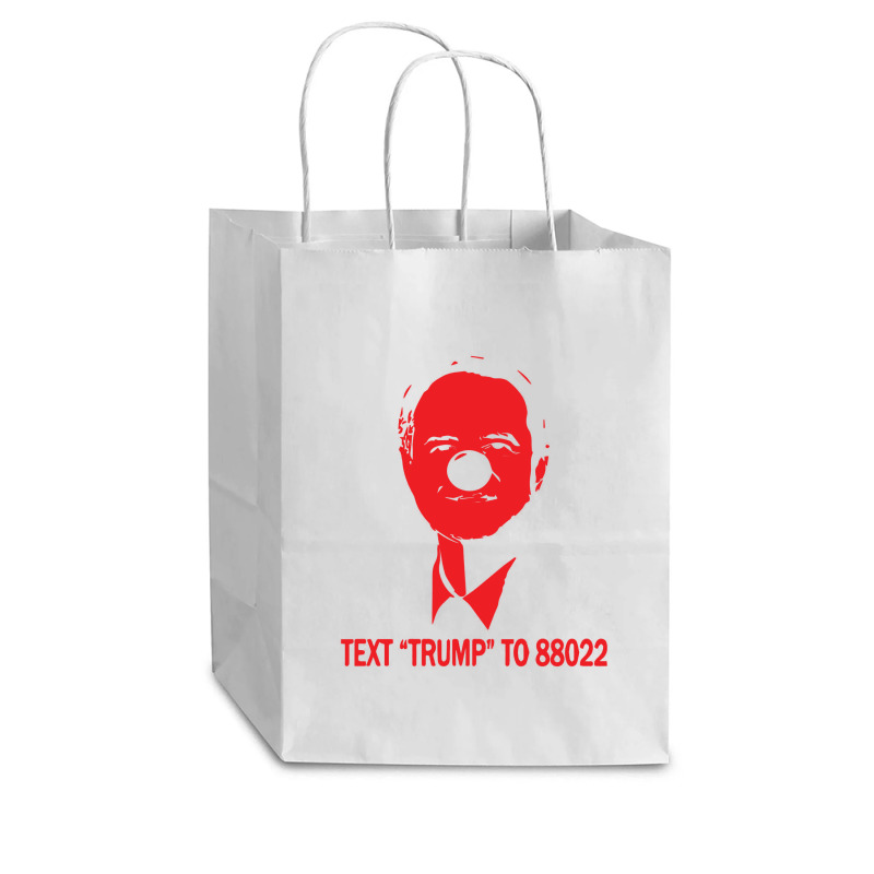 Text Trump To 88022 Cub Paper Bag - 8 X 4 1/2 X 10 1/4 | Artistshot