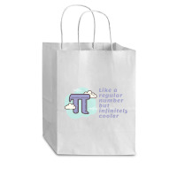 Pi Like A Regular Number But Infinitely Cooler Cub Paper Bag - 8 X 4 1/2 X 10 1/4 | Artistshot