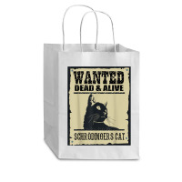 Wanted Dead Or Alive Schrodinger_s Cat Cub Paper Bag - 8 X 4 1/2 X 10 1/4 | Artistshot