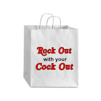 Rock Out With Cock Out Debie Paper Bag - 10 X 5 X 13 | Artistshot