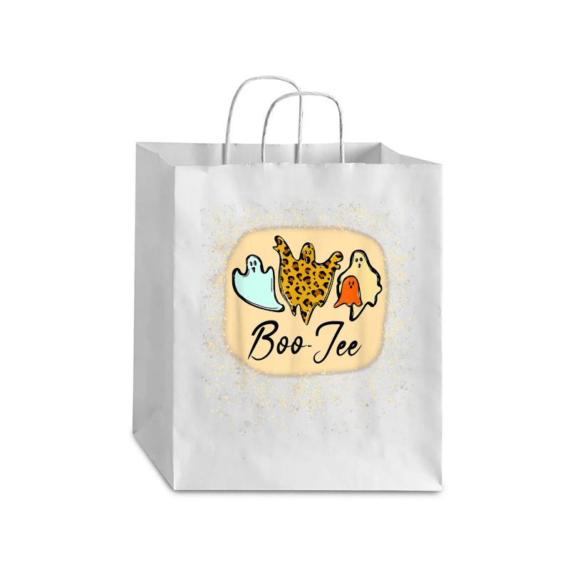 Boo Jee Ghost Leopard Hippie Halloween T Shirt Debie Paper Bag - 10 X 5 X 13 | Artistshot