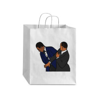 Will Smith Slap     (2) Debie Paper Bag - 10 X 5 X 13 | Artistshot