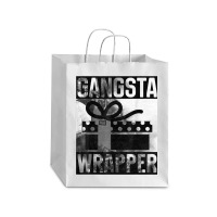 Gangsta Wrapper Gangster Rap Gift Vintage Christmas T Shirt Debie Paper Bag - 10 X 5 X 13 | Artistshot