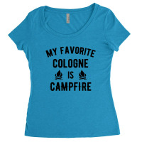 My Favorite Cologne Is Campfire Women's Triblend Scoop T-shirt | Artistshot