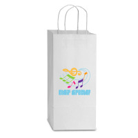 Choir Director Music Choral Teacher Double Wine Paper Bag - 6 1/2 X 3 1/2 X 12 3/8 | Artistshot