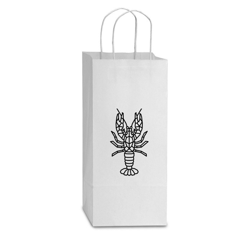 Crustaceancore For Ocean And Animal Lovers Sea Life Double Wine Paper Bag - 6 1/2 X 3 1/2 X 12 3/8 | Artistshot