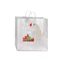 Fa La La Llama   Llama Christmas  Women Men Kids Jumbo Paper Bag - 18 X 7 X 18 3/4 | Artistshot