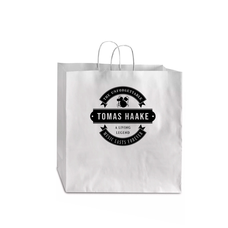 Tomas Haake The Unforgettable Music Lasts Forever Search Twice For 'ri Jumbo Paper Bag - 18 X 7 X 18 3/4 | Artistshot