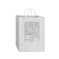 Shipping Forecast Uk Map - Labelled Mart Paper Bag -13 X 7 X 17 | Artistshot