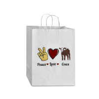 Peace Cows Mart Paper Bag -13 X 7 X 17 | Artistshot