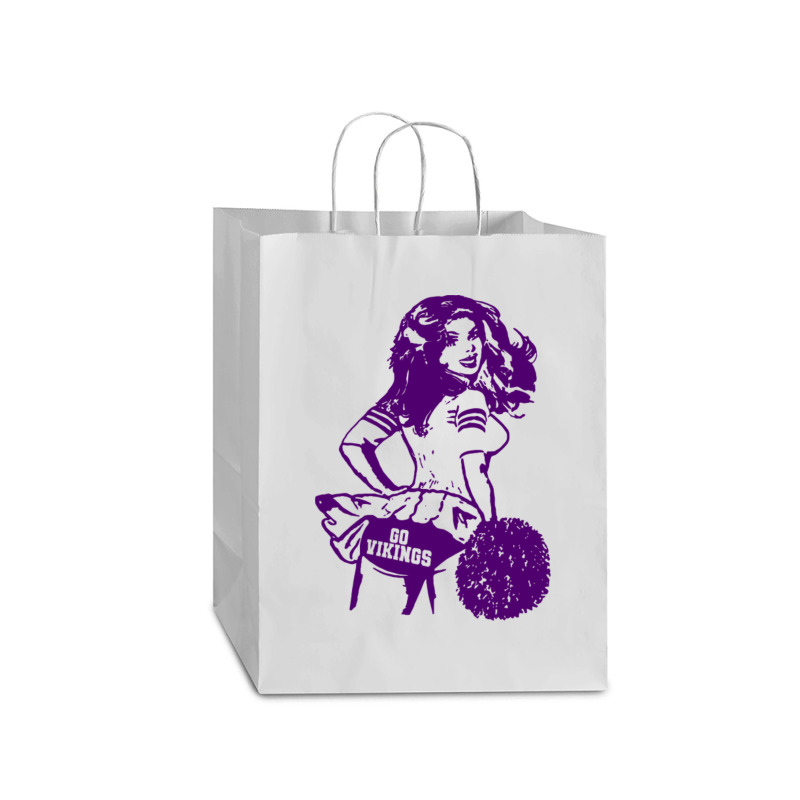 Minnesota Retro Cheerleader Mart Paper Bag -13 X 7 X 17 | Artistshot