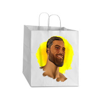 Funny Gigachad Meme Giga Chad Alpha Male Sigma Male Memes Tank Top Take Out Paper Bag - 14 X 10 X 15 1/2 | Artistshot