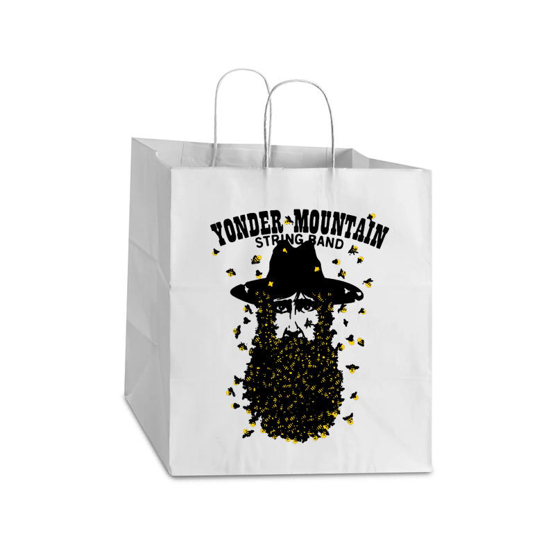 Yonder Mountain String Take Out Paper Bag - 14 X 10 X 15 1/2 | Artistshot