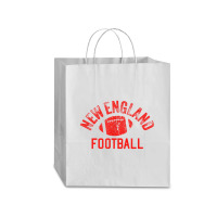 New England Football Vintage Cool Ne Super Football Fan Wear Traveler Paper Bag -13 X 6 X 15 3/4 | Artistshot