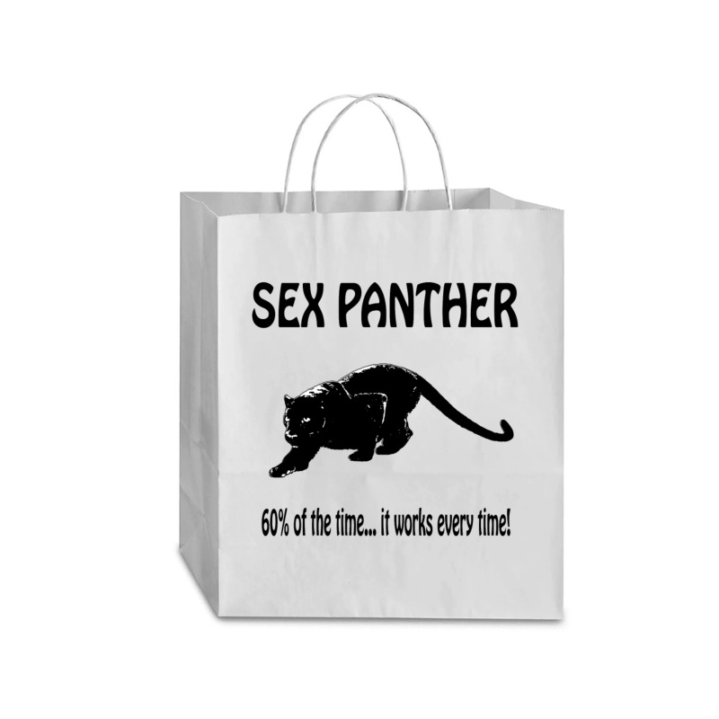 Yellow Sex Panther Traveler Paper Bag -13 x 6 x 15 3/4 by QuaidXan | Artistshot