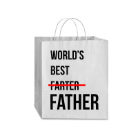 Funny Father's Day Shirt Traveler Paper Bag -13 X 6 X 15 3/4 | Artistshot