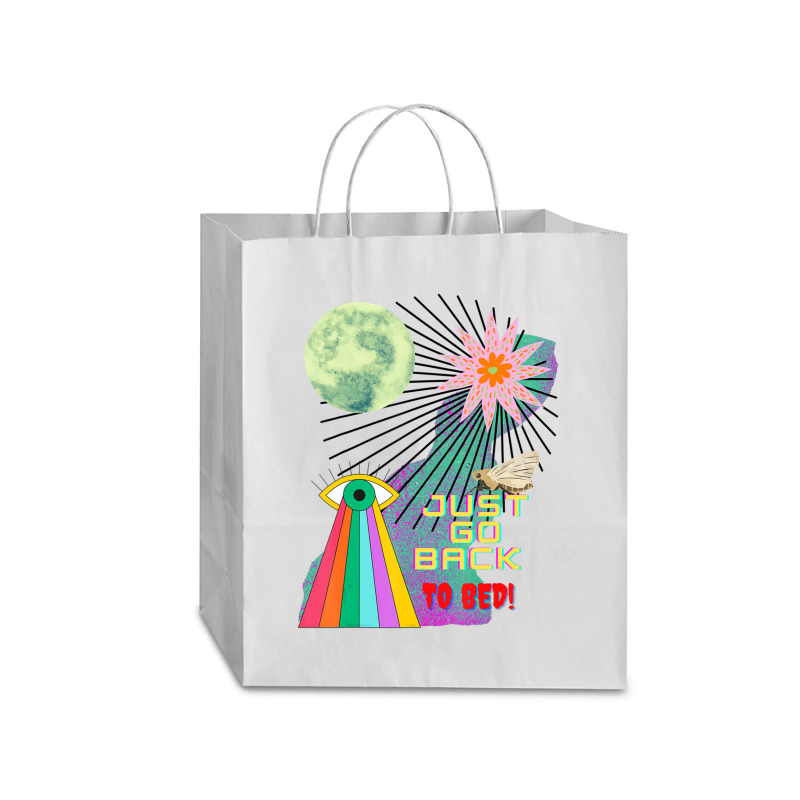 Just Go Back To Bed Traveler Paper Bag -13 X 6 X 15 3/4 | Artistshot