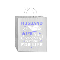 Funny Cruising Design For Husband Wife Couples Cruise Ship T Shirt Traveler Paper Bag -13 X 6 X 15 3/4 | Artistshot