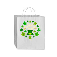 Happy St. Patrick's Day  Funny St Patricks Day T Shirt Traveler Paper Bag -13 X 6 X 15 3/4 | Artistshot