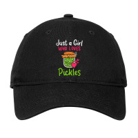 Pickles Just A Girl Who Loves Pickles Canning T Shirt Adjustable Cap | Artistshot